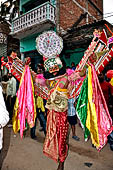 Orissa - Ramalila performed in a small rural village near Puri: Shiva in hunter attire. 